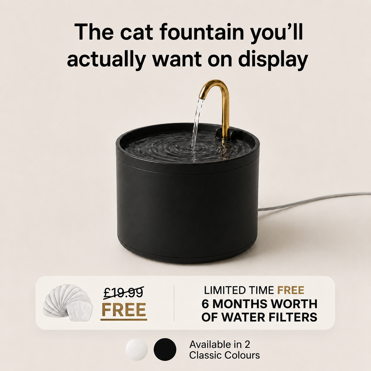 Cat Water Fountain