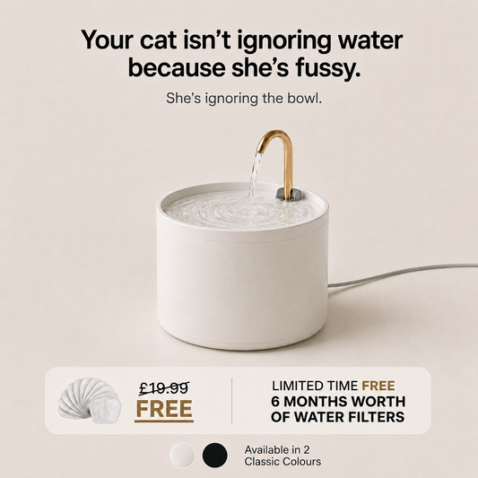 Ceramic Cat Water Fountain