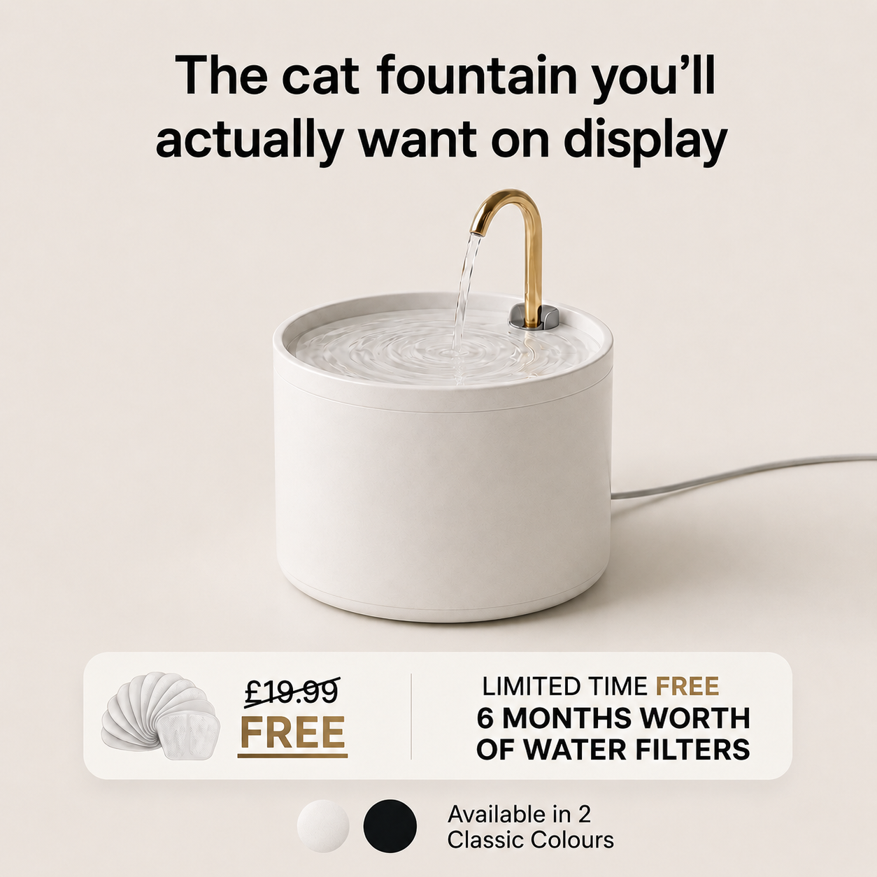 Cat Water Fountain